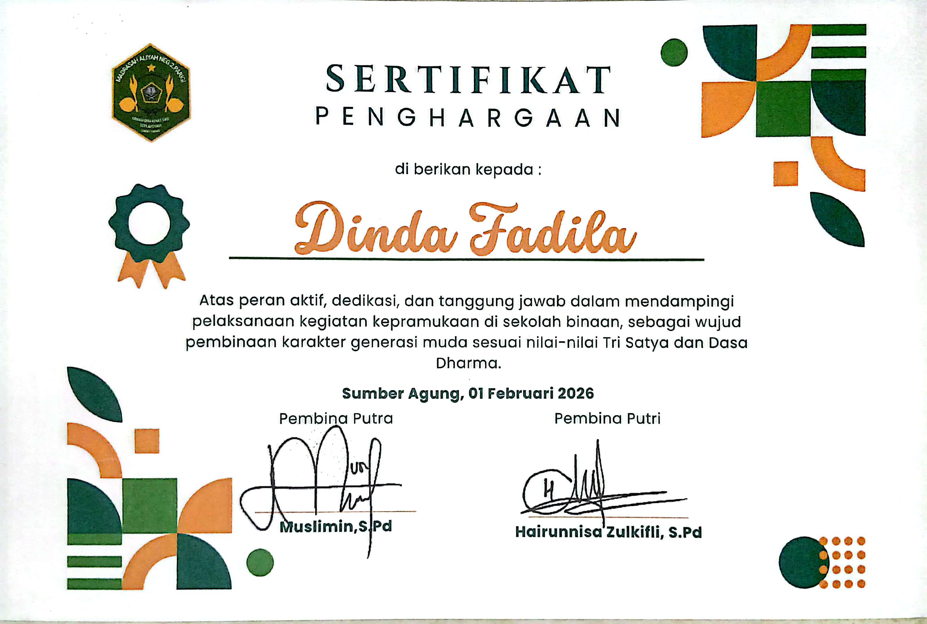 MENDAMPINGI SEKOLAH BINAAN