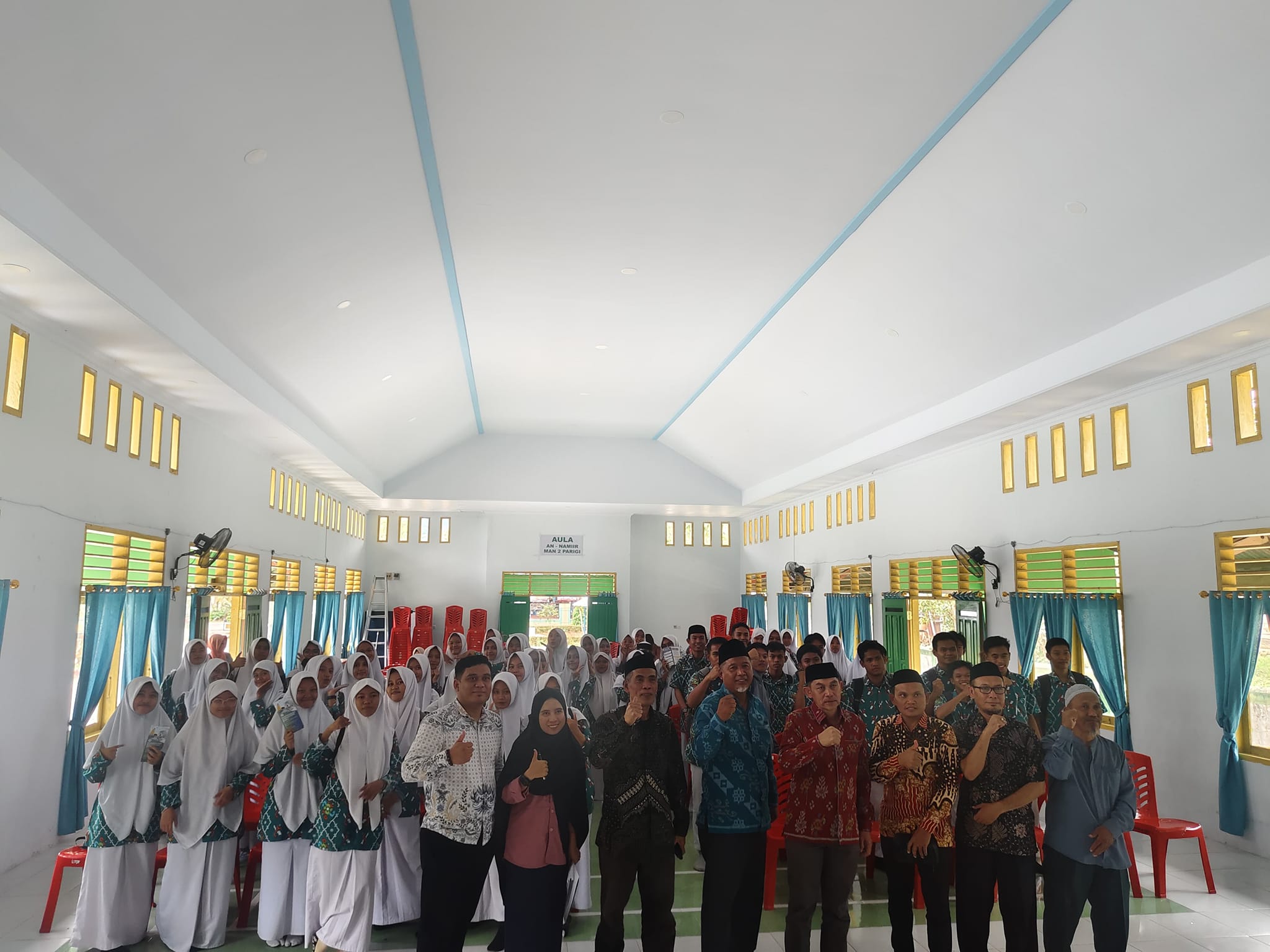 Kegiatan Sosialisasi Penerimaan Mahasiswa Baru UIN Datokarama Palu di MAN 2 Parigi