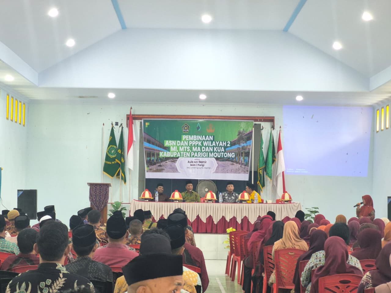 Pembinaan ASN Wilayah II Digelar di MAN 2 Parigi, Tekankan Integritas dan Pelayanan Publik