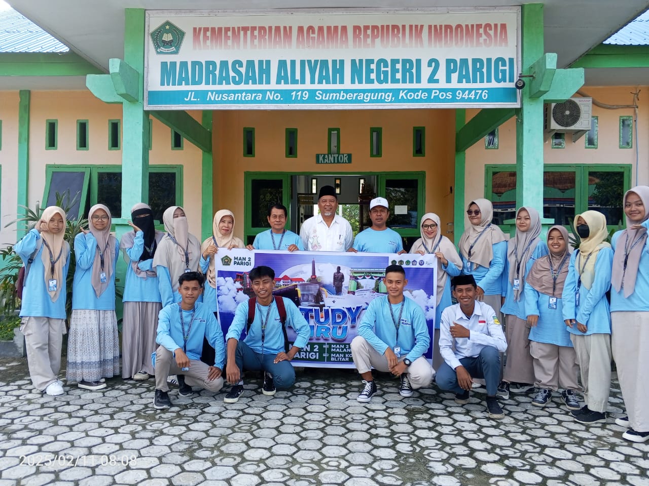 Sambutan Pelepasan Studi Tiru MAN 2 Parigi oleh Kasi Pendis Kemenag Parigi Moutong