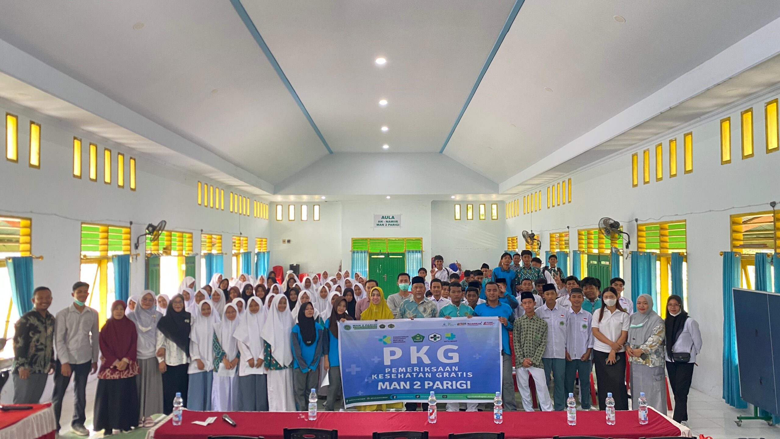 Dukung Program Nasional, Puskesmas Mepanga Hadirkan Pemeriksaan Kesehatan Gratis (PKG) di MAN 2 Parigi