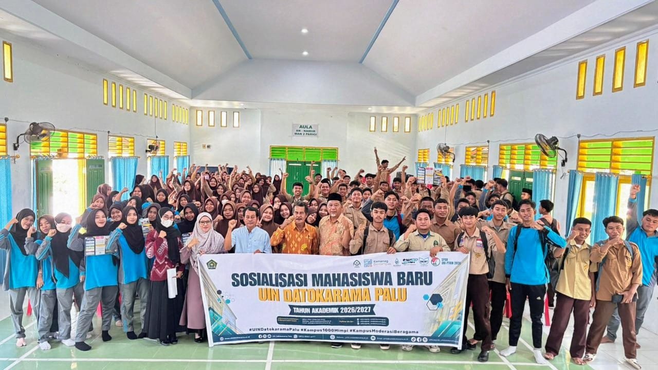 UIN Datokarama Palu Laksanakan Sosialisasi Penerimaan Mahasiswa Baru di MAN 2 Parigi