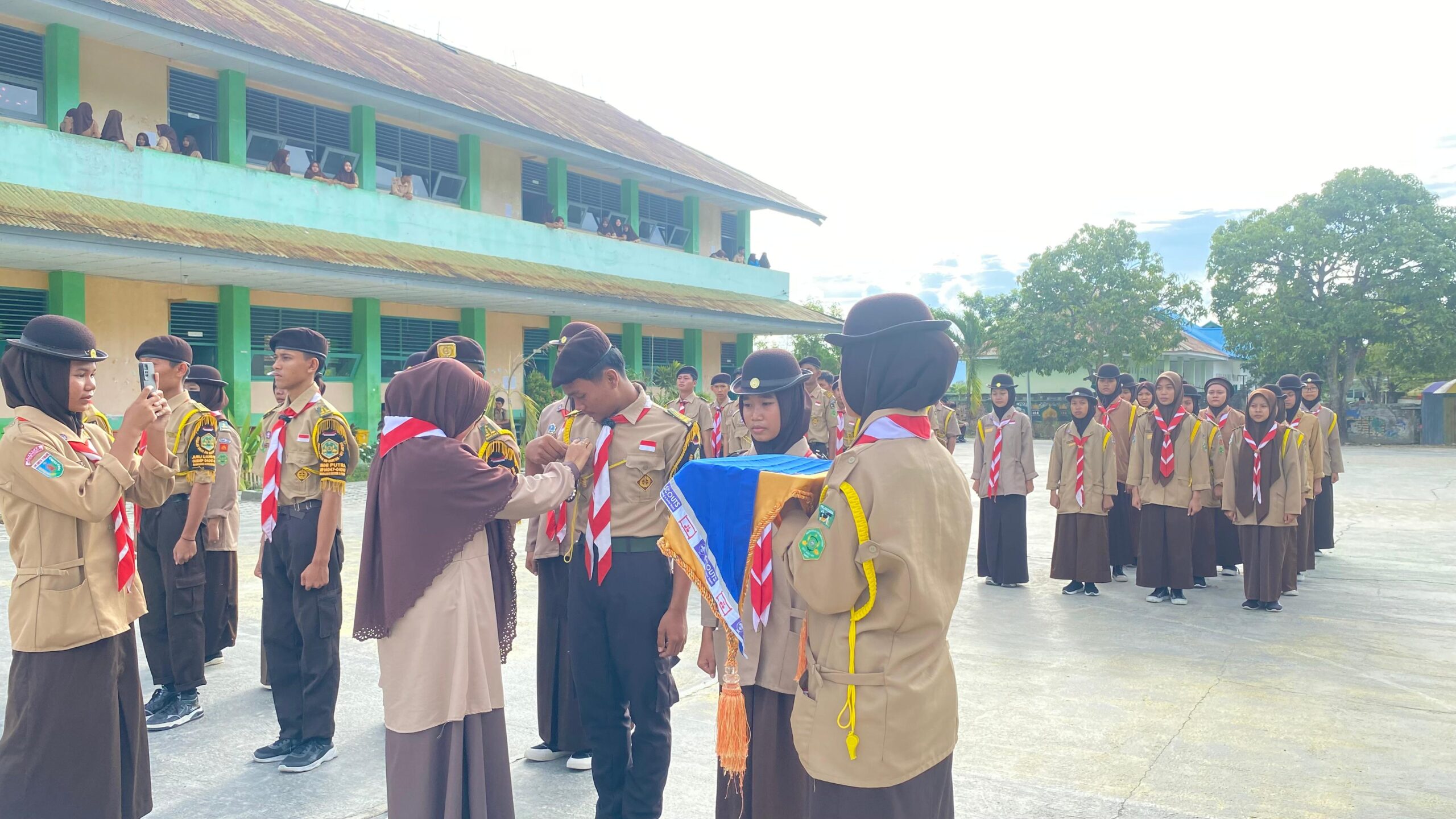 PELANTIKAN DEWAN AMBALAN PRAMUKA MAN 2 PARIGI, MASA BAKTI 2025-2026.