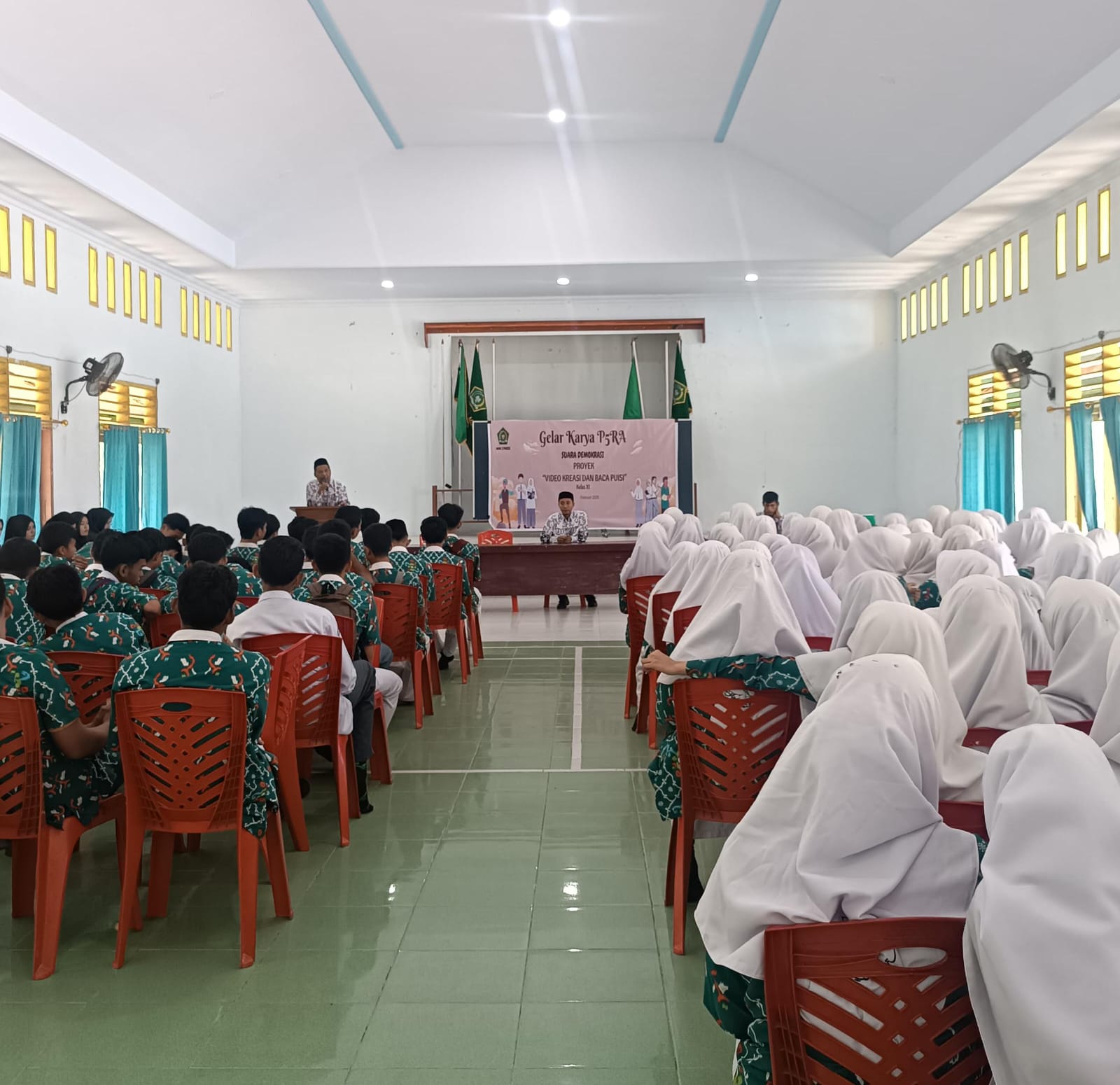 Gelar Karya P5RA MAN 2 Parigi: Suara Demokrasi dalam Video Kreasi dan Baca Puisi